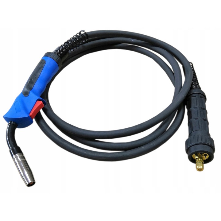 Uchwyt spawalniczy MIG MAG 3m, tip Binzel, flexibil, racire gaz, prindere EURO