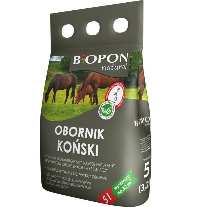 Ingrasamant natural granulat BIOPON 5L, pentru legume si plante ornamentale, 32m2, organic