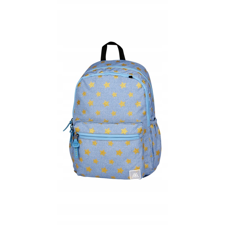 MyBaq sport hátizsák, 2 rekeszes, vízálló anyag, 42x29x14cm, többszínű