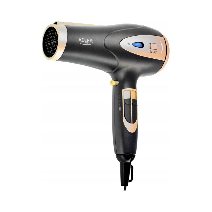 Сешоар Adler с дифузер, многофункционален, 2400W, студен въздух