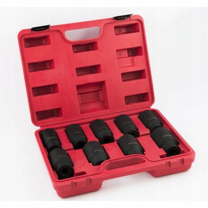 Set chei impact 1/2", GEPCO, 9 piese, 6-unghi