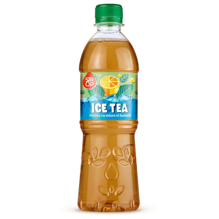 Sirop ICE TEA de menta cu miere si lamaie, 0.5 l