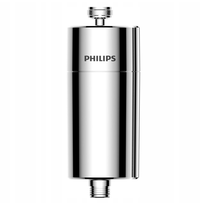 Filtru de dus Philips AWP1775CH, 50000 litri, argintiu, inlocuibil