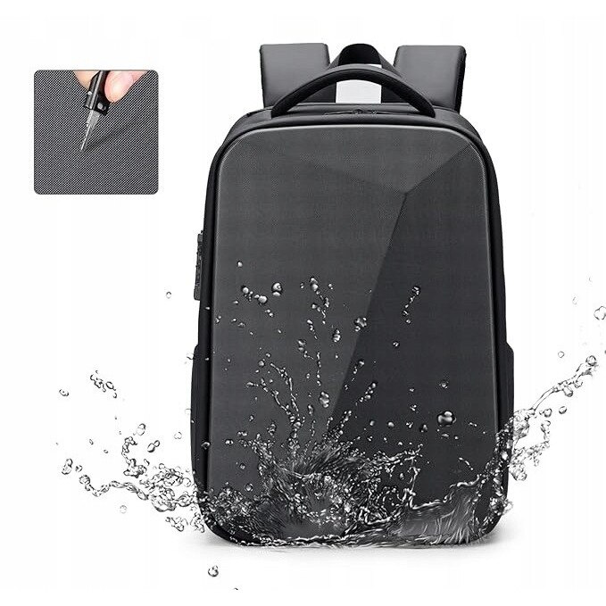 Plecak laptop 15,6", USB, antiefractie, rezistent