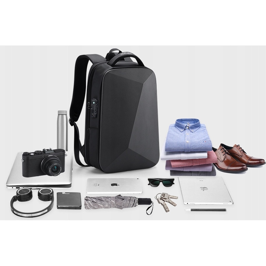 Plecak laptop 15,6", USB, antiefractie, rezistent