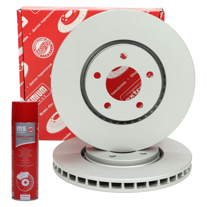 Master-Sport első féktárcsák, 2 db-os készlet, 24012801471PR, Chrysler Voyager/Grand Voyager III/IV modellekhez