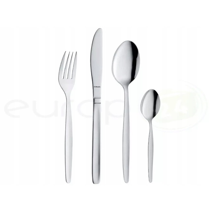 Amefa Scandinave evőeszközkészlet, 72 darab, rozsdamentes acél, 18 kés, 18 villa, 18 kanál, 18 teáskanál