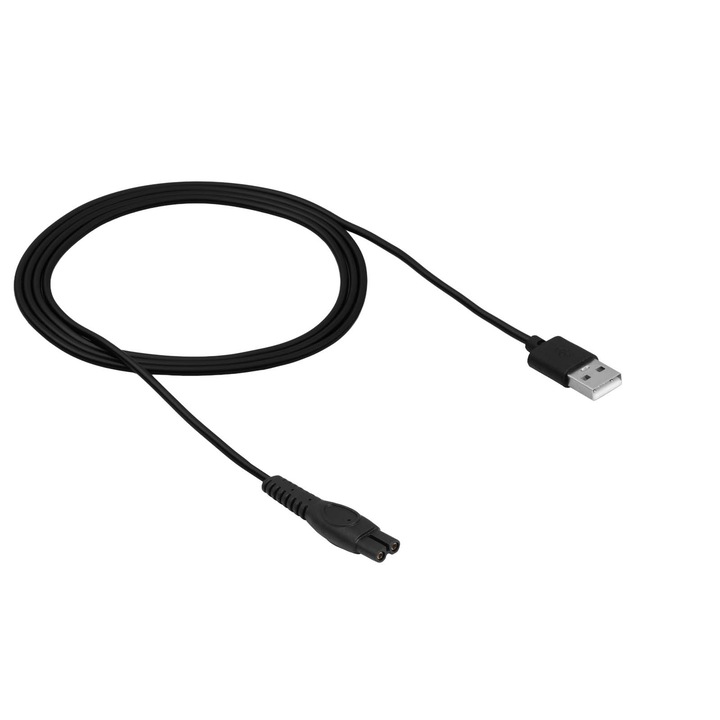 Cablu USB Akyga AK-PD-10 pentru aparate de ras Philips OneBlade, 1.8m, 5V/1A, sigur si convenabil