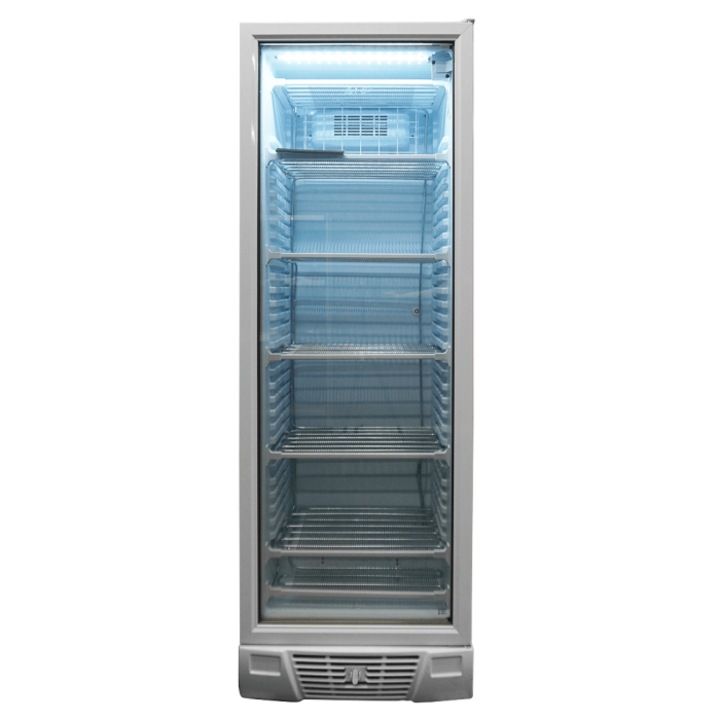 Congelator cu usa din sticla, 382L, Combi Steel