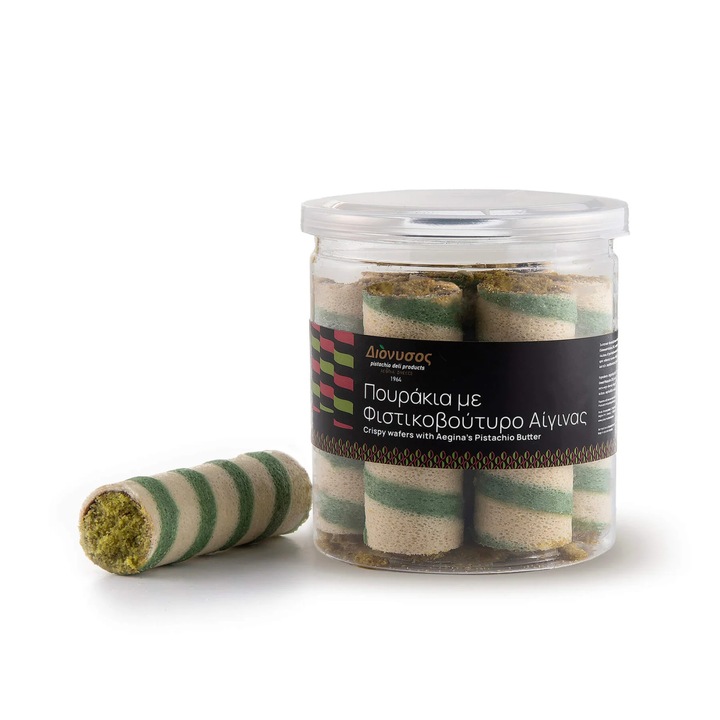 Napolitane crocante cu unt de fistic din Aegina 220g