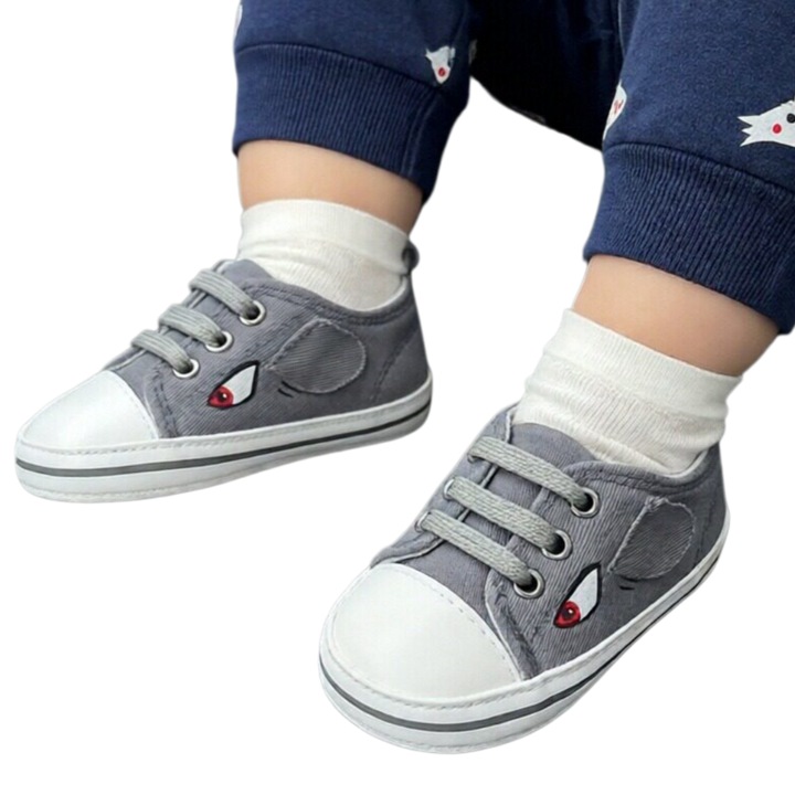 Tenisi pentru primii pasi Y128gri 123775, Gri