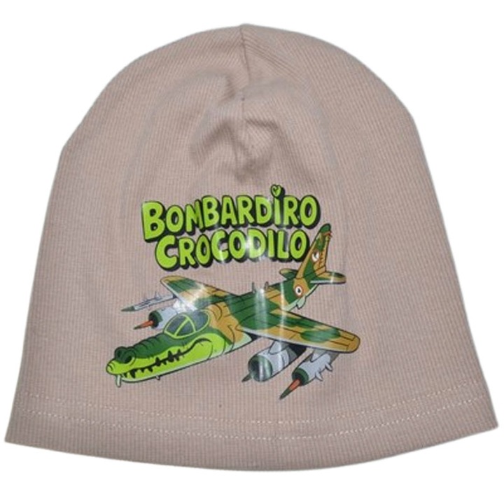 Caciula din bumbac, pentru baieti, Mini Junior CA0503M1-48-50, Maro 127126