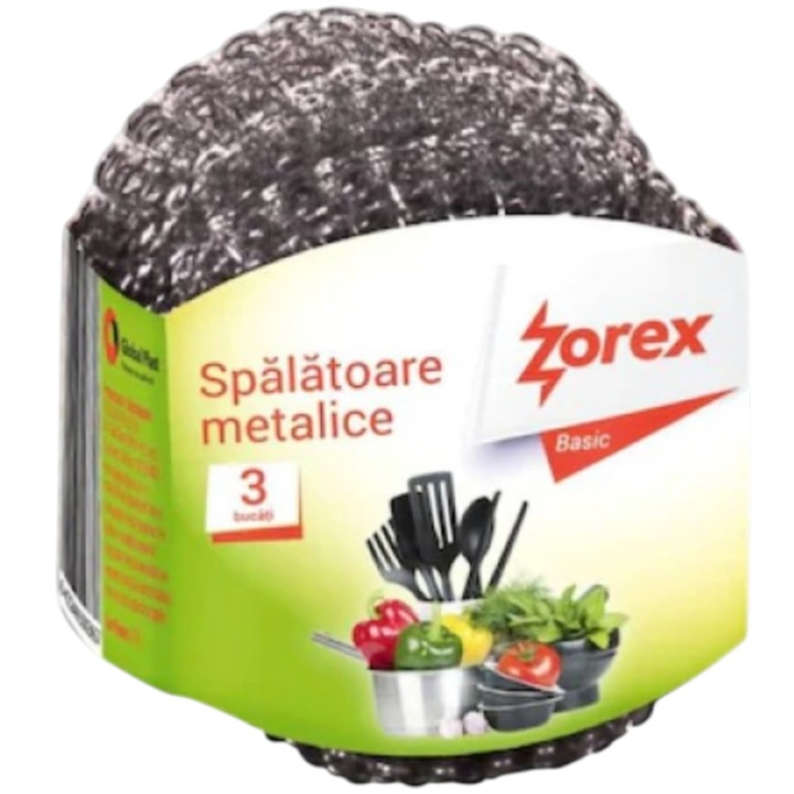 Bureti de spălat Zorex Basic set 3buc, universal, 3buc