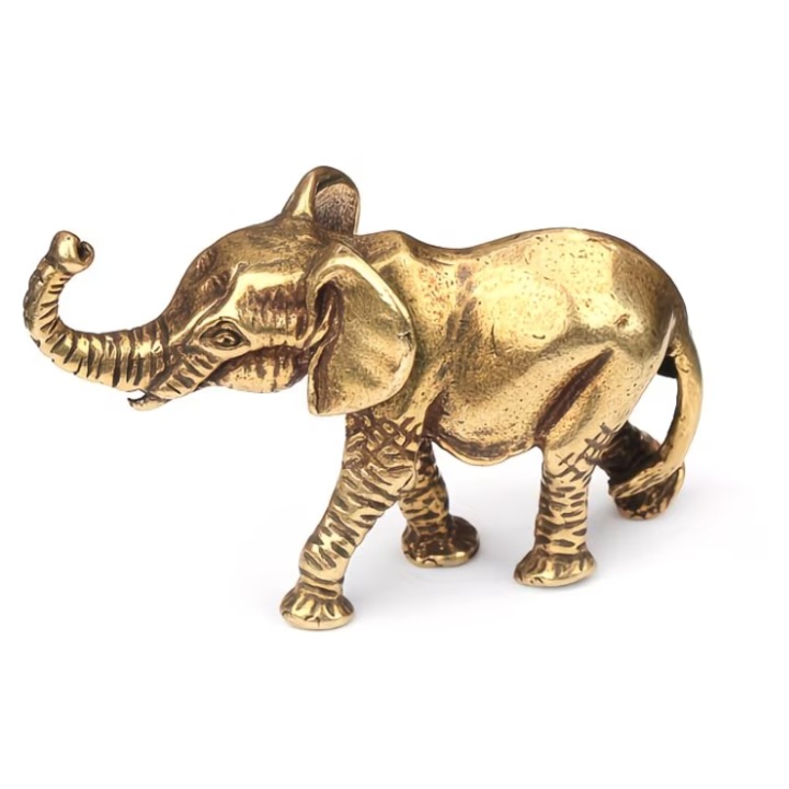 Decoratiune ornament alama model elefant, 54x32 mm