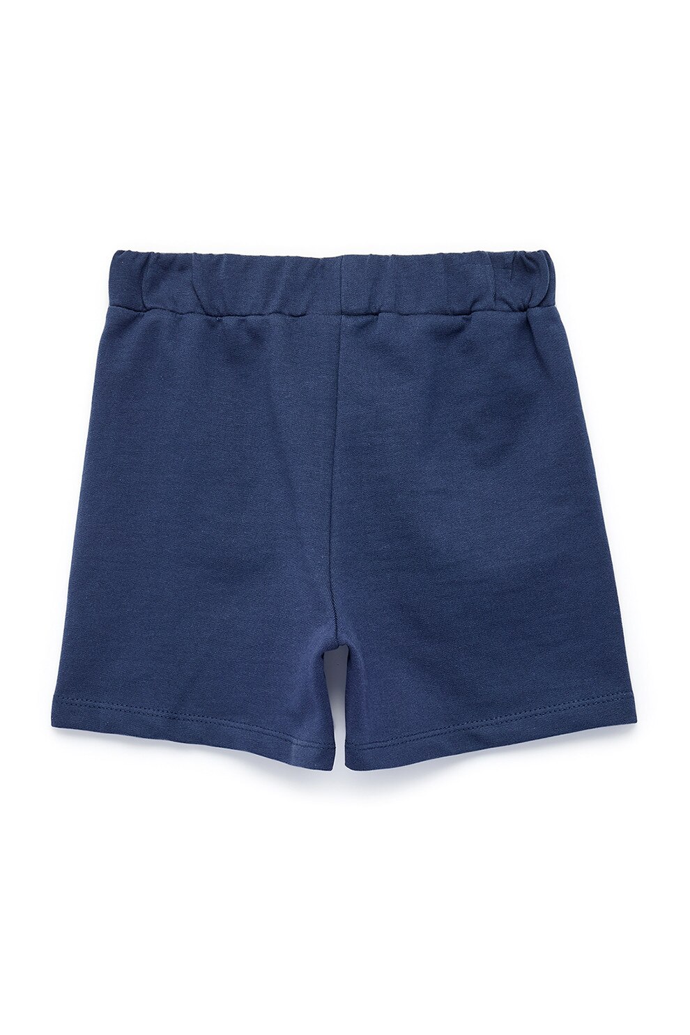 KOTON, Pantaloni scurti de bumbac cu pensa, Bleumarin, 86-92 CM