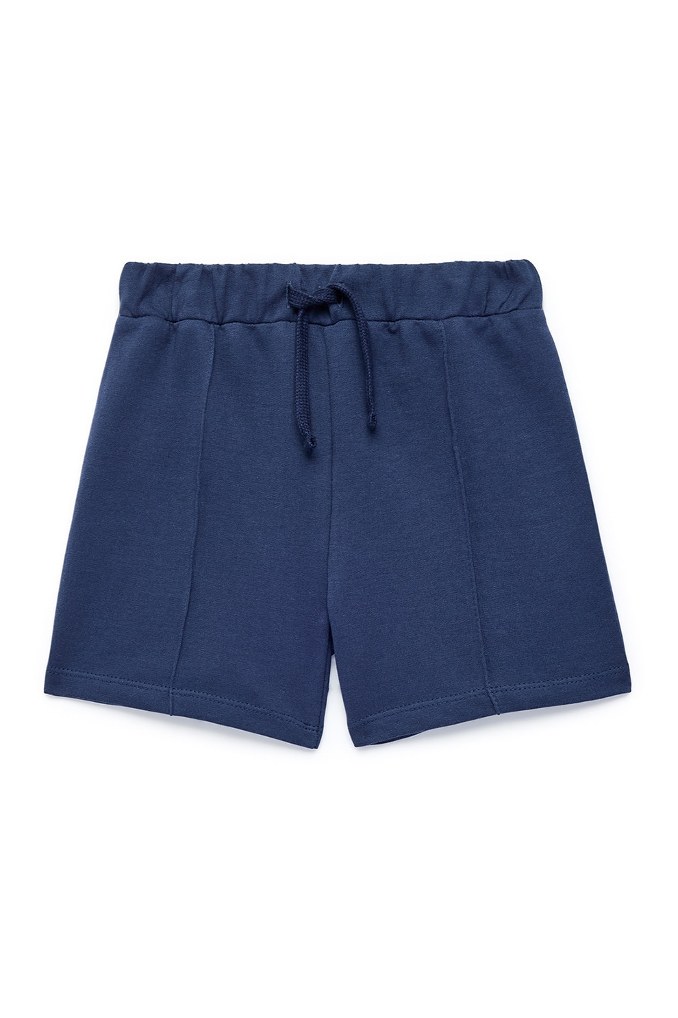KOTON, Pantaloni scurti de bumbac cu pensa, Bleumarin, 86-92 CM