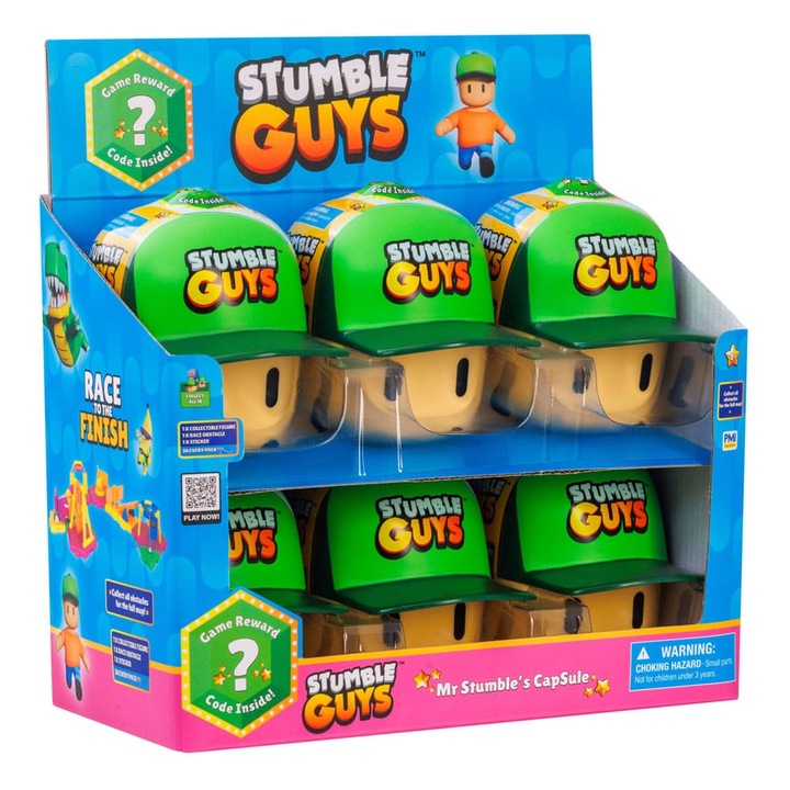 Capsulă surpriză figurine Mr Stumble, set 6, multicolor, pentru băieți