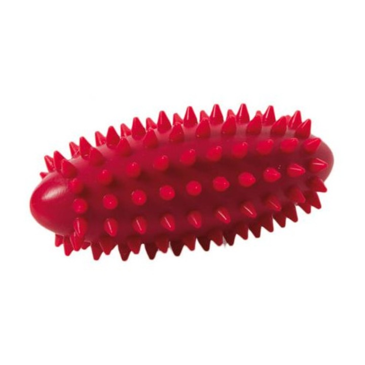 Minge senzorială, Tremblay, Bean Spiky Ball, roșu, 11x5cm