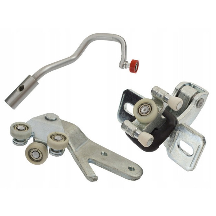 3 darabos görgőkészlet Fiat Ducato, Citroen Jumper, Peugeot Boxer, 1994-2002, jobb oldali tolóajtóhoz