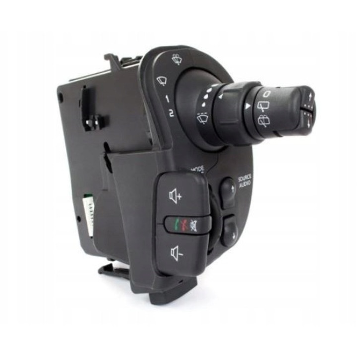 Kombinált kapcsoló ablaktörlőhöz és rádióhoz, Renault Clio III, Kangoo, 2005-2013, 7701060097, 7701057096, 7701057097