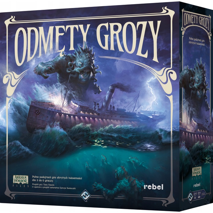 Társasjáték Odmety grozy, 10 karakter, 22 figura, többszínű