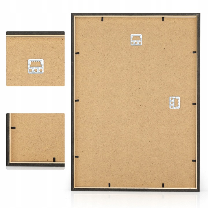 Portret foto pe panza in rama neagra, 30x40cm, print ecologic, pentru decorare pereti