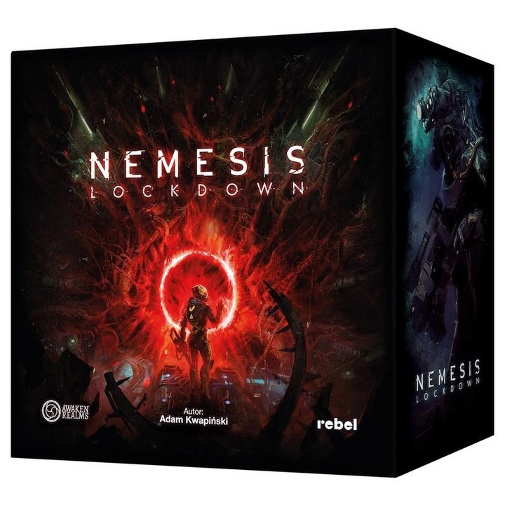 Nemesis: Lockdown, társasjáték, 6 karakter, többszínű, teljes készlet