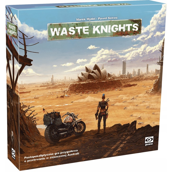 Waste Knights: Second Edition társasjáték, 1-4 játékos, 90-180 perc, poszt-apokaliptikus, 14+