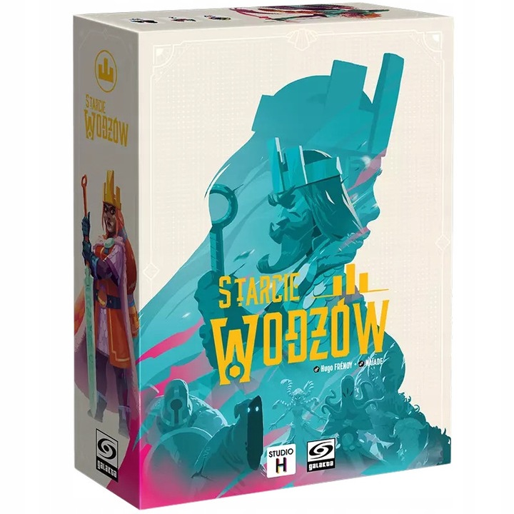 Starcie wodzow társasjáték, 19 karakter, többszínű, teljes készlet