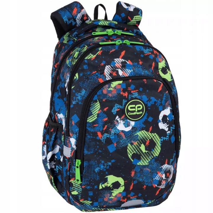 CoolPack Prime Pro hátizsák, 2 rekeszes, 16" laptophoz, 41x31x15cm, többszínű