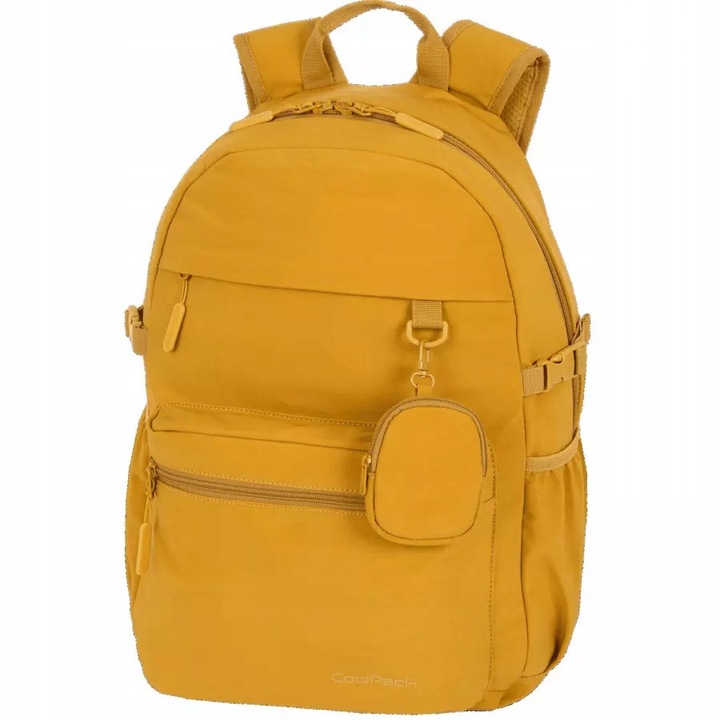 Coolpack FIN Mustár Hátizsák, 18", 45x29x15cm, laptopzsebbel, megerősített háttal