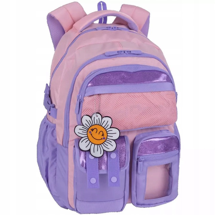 CoolPack Sully hátizsák, 18 hüvelykes, narancssárga, 44x31x19.5cm, laptop tartóval, állítható pánttal