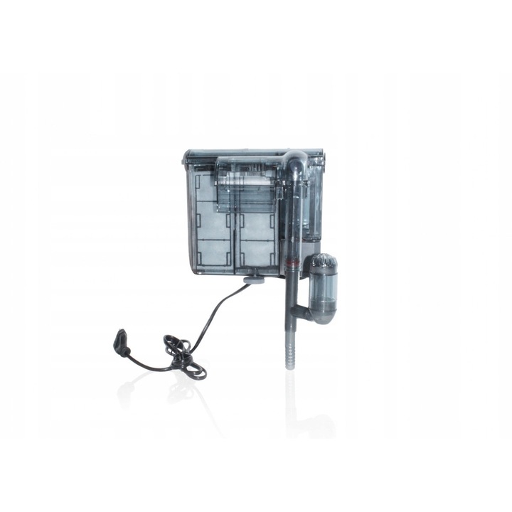Filtru kaskadow Leecom HI-530 500L/h, pentru acvarii de pana la 50L, 3 camere, 24x17x10cm