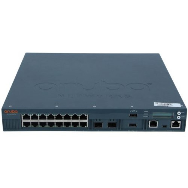 HPE Aruba 7010 16x 1000Base-T PoE+ 2x SFP WLAN Access Point Controller