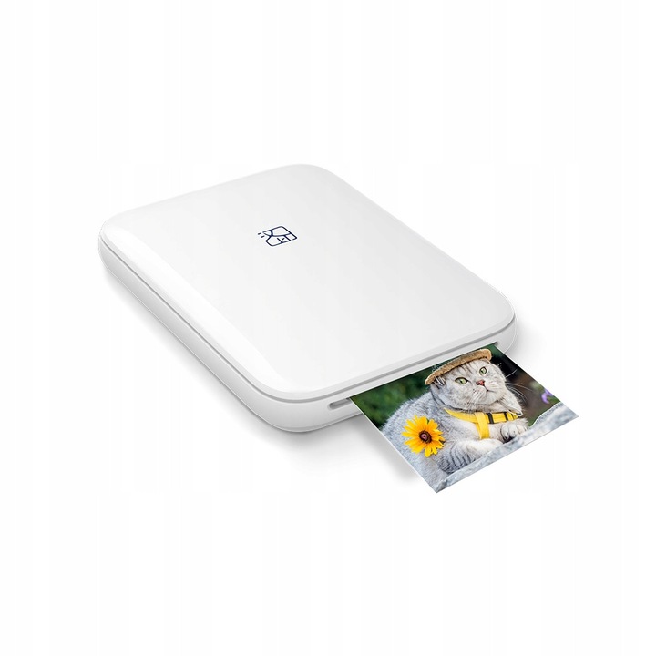 Imprimanta foto portabila HANIN MT53, ZINK, conectivitate Bluetooth, alb, set 5 coli hartie, 121x79,5x32,8mm