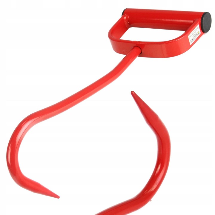 Mar-Pol fafogó, 425mm, piros, ergonomikus kialakítás