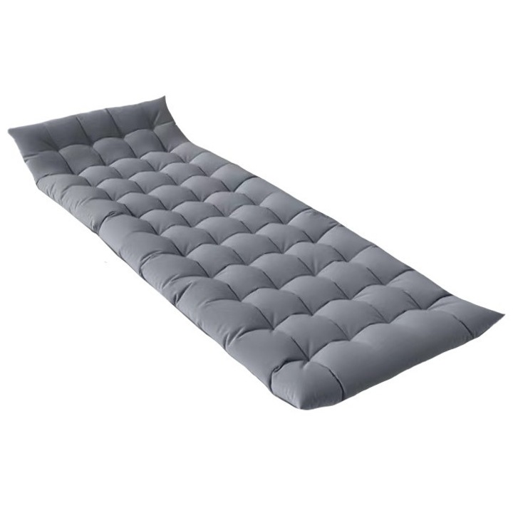 Saltea Hedo 194x70cm, gri, grosime 5cm, pentru pat pliabil de călătorie și sezlong PREMIUM