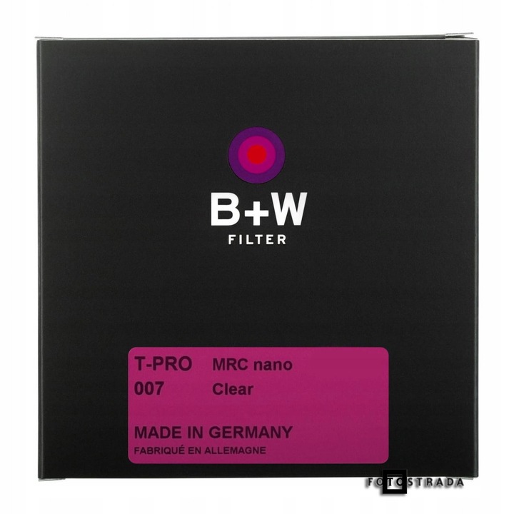 Защитен филтър B+W T-Pro 007 Clear MRC nano 82mm, стъкло Schott, 16 антирефлексни слоя