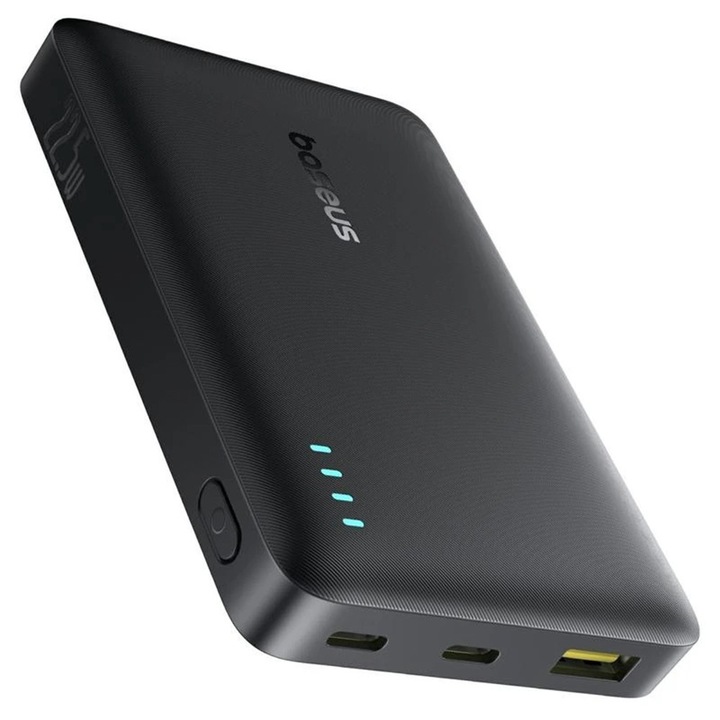 Baterie Externa 10000 mAh Model P1008210D123-00 22.5W Negru Baseus