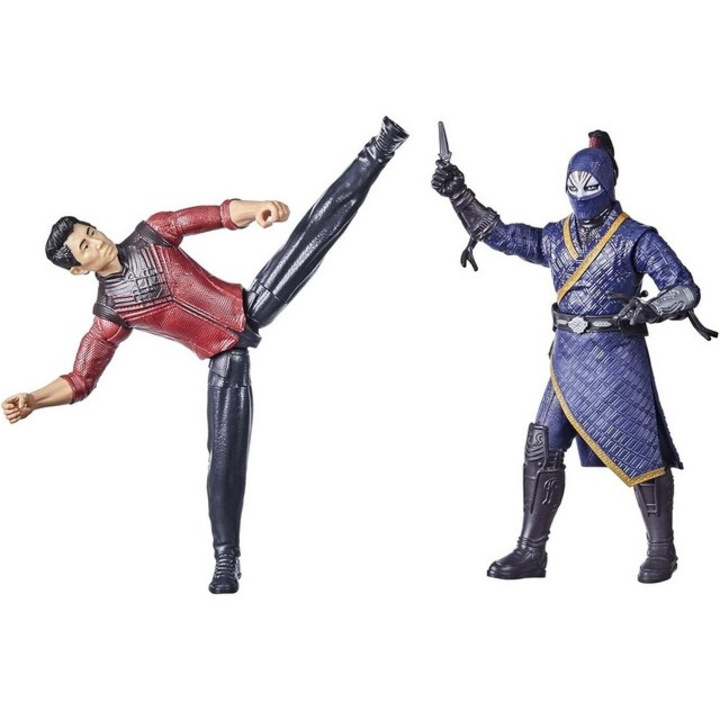 Figurine Legends of The Rings DUELUL : Shang-Chi versus Death Dealer, multicolor, 16 cm, Marvel