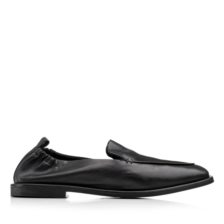 Balerini dama, Musette, AGNESE, Piele naturala, Negru