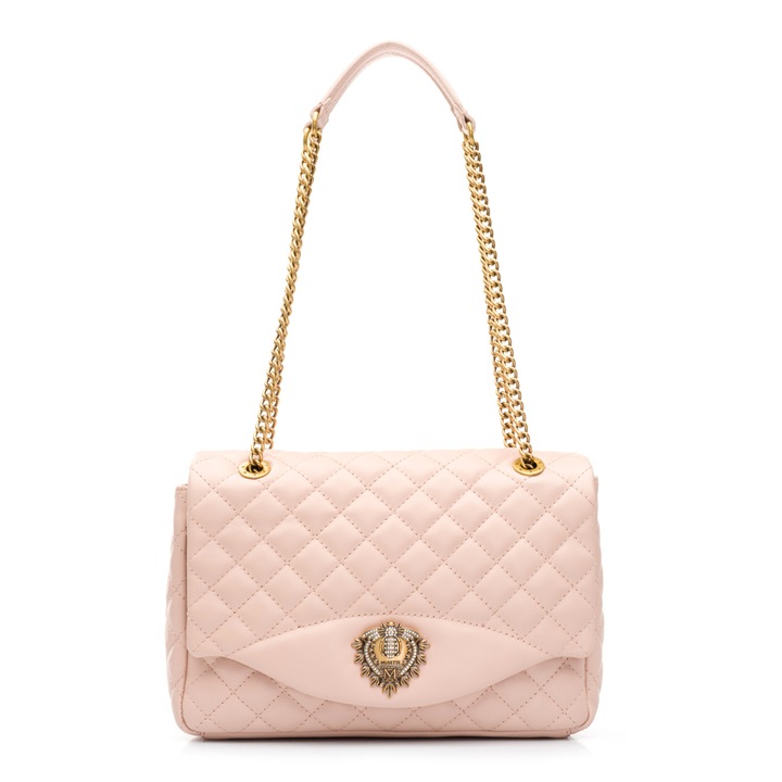 Geanta dama Musette JAQUELINE MM ivoire, Nude