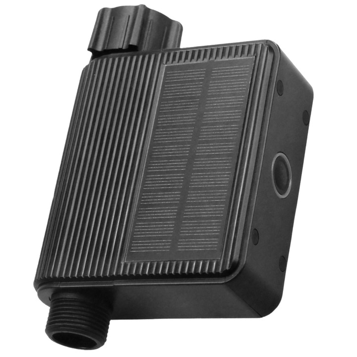 Програматор за поливане със соларен панел, GOMEDIA, водоустойчивост IP-65, Wi-Fi 2.4 Ghz свързаност, DN20 3/4"