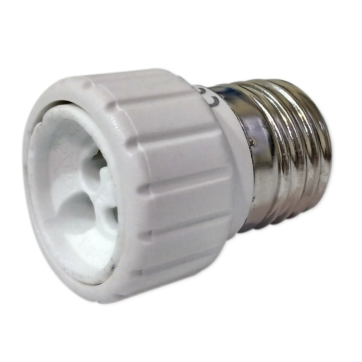 Adapter E27-GU10 LEDLine, flexibilitate, simpla instalare, alb, set