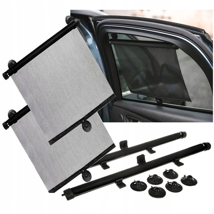 Автоматична щора ME Premium, комплект 2 броя, черна, 40x47см