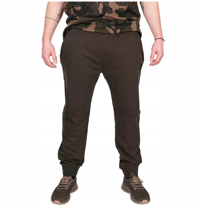 Pantaloni sport barbati, Fox LW Khaki, confortabili, cu buzunare, culoare kaki, bumbac/poliester