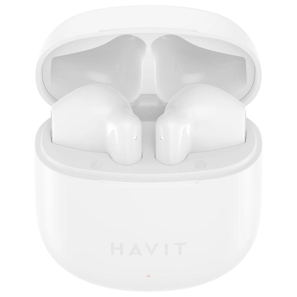 Casti HAVIT TW976, Bluetooth 5.3, TWS, In-Ear, Control tactil, Alb