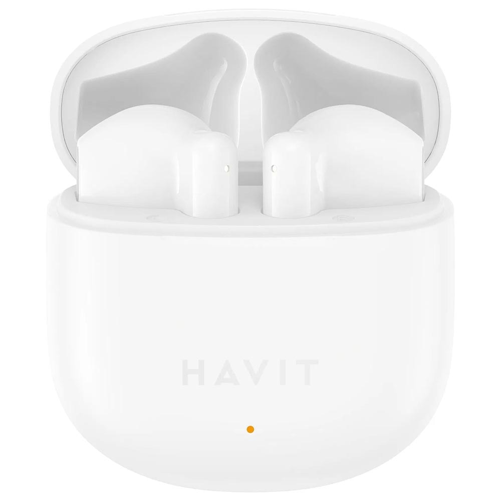 Casti HAVIT TW976, Bluetooth 5.3, TWS, In-Ear, Control tactil, Alb