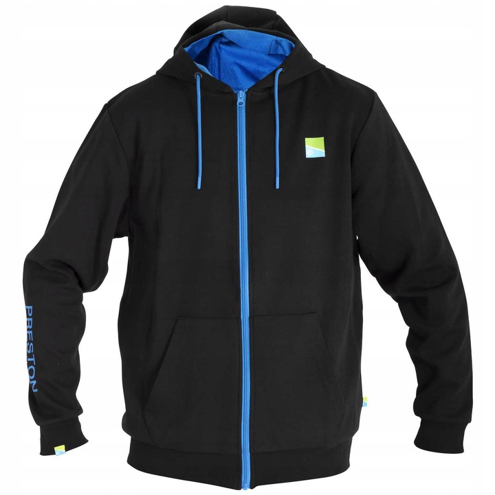 Hanorac sport barbati, Preston Innovations, Pro Zip Hoodie, negru