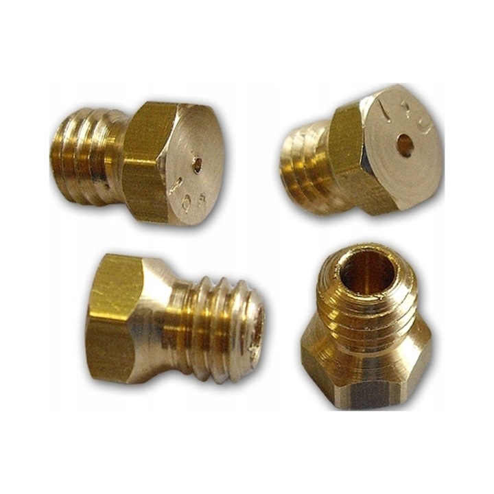 Set complect de duze pentru aragazuri, AMICA, 4 piese, gaz natural, M6x0,75 Bradas